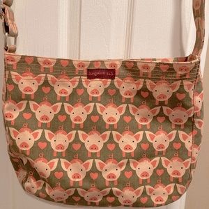 bungalow 360 Pigs Large Messenger Bag